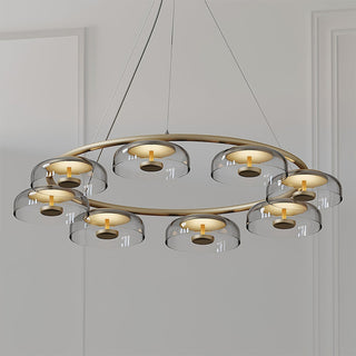Aethera Lustre circulaire en verre