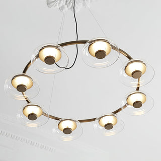 Aethera Lustre circulaire en verre