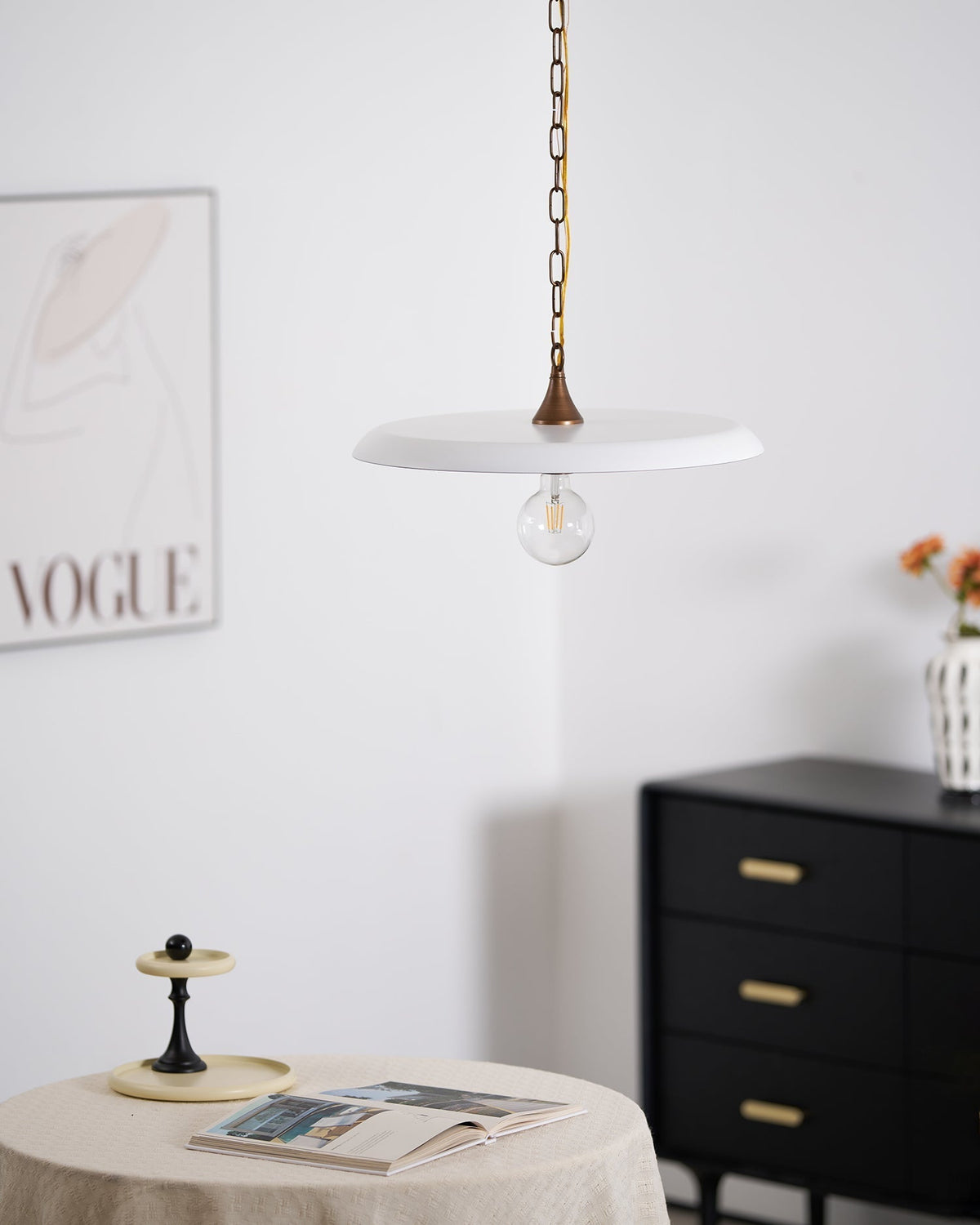 Tiva Vintage Pendant Light-Neutral Decor