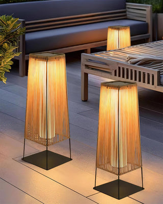 Solara Lampe de Poteau Extérieure à Lames Verticales-Luire