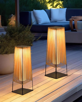 Solara Lampe de Poteau Extérieure à Lames Verticales-Luire