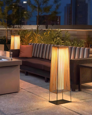 Solara Lampe de Poteau Extérieure à Lames Verticales-Luire