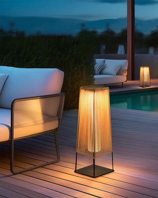 Solara Lampe de Poteau Extérieure à Lames Verticales-Luire