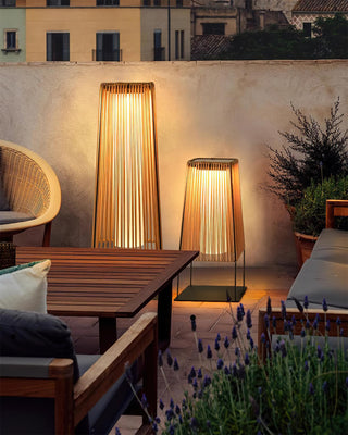 Solara Lampe de Poteau Extérieure à Lames Verticales-Luire