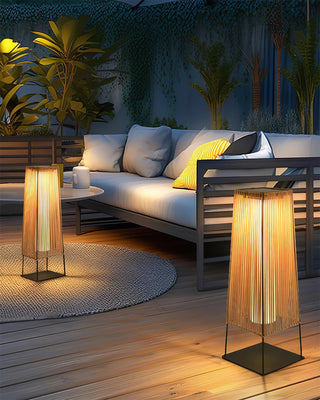 Solara Lampe de Poteau Extérieure à Lames Verticales-Luire