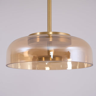Lustra Suspension en Verre Transparent Élégante