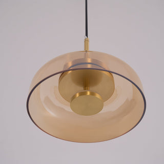 Lustra Suspension en Verre Transparent Élégante