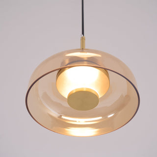 Lustra Suspension en Verre Transparent Élégante