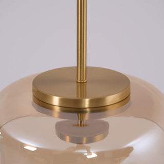Lustra Suspension en Verre Transparent Élégante