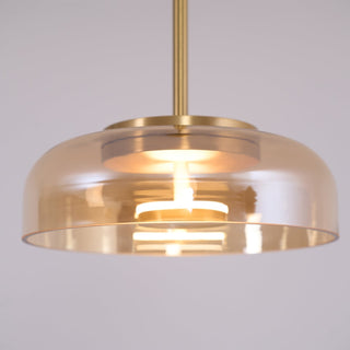 Lustra Suspension en Verre Transparent Élégante