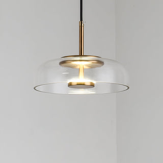 Lustra Suspension en Verre Transparent Élégante