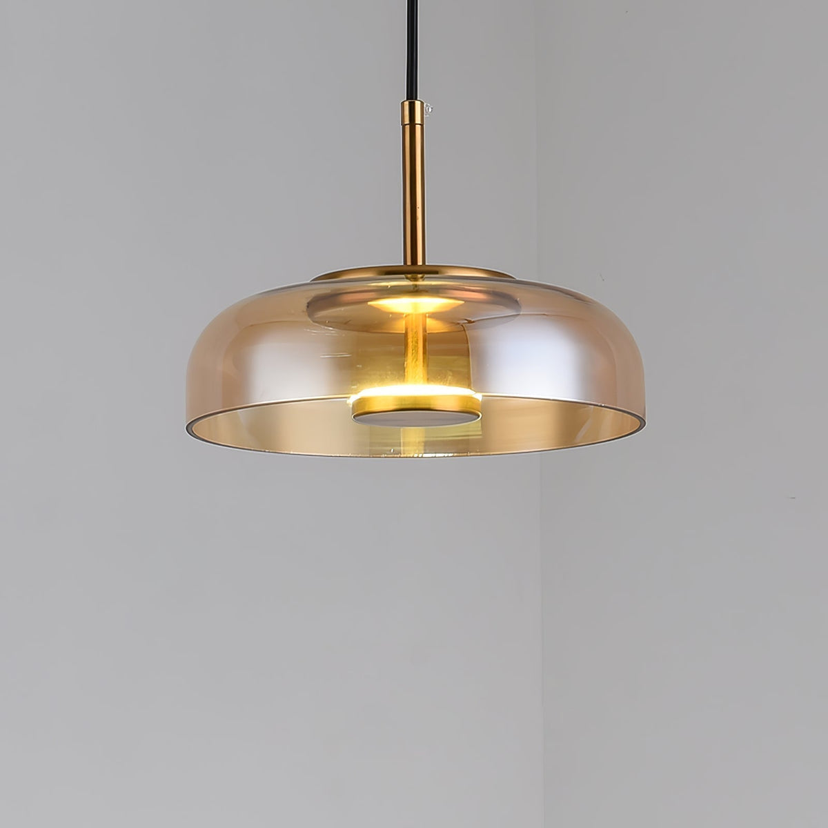 Brenelle Suspension en Verre Transparent Élégante