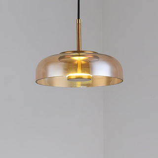 Lustra Suspension en Verre Transparent Élégante