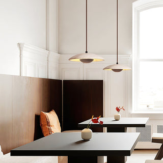 Zodore Large-Bord Travertin Pendentif Lumière
