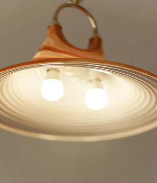 Aurmiros Suspension Minimaliste Moderne en Verre à Motif Tourbillonnant