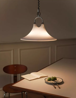 Aurmiros Suspension Minimaliste Moderne en Verre à Motif Tourbillonnant