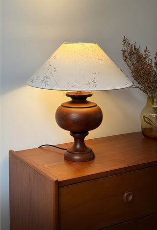 Culiril Oriental Fabric Table Lamp-Neutral Decor