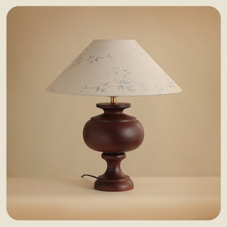 Culiril Oriental Fabric Table Lamp-Neutral Decor