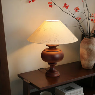 Culiril Oriental Fabric Table Lamp-Neutral Decor