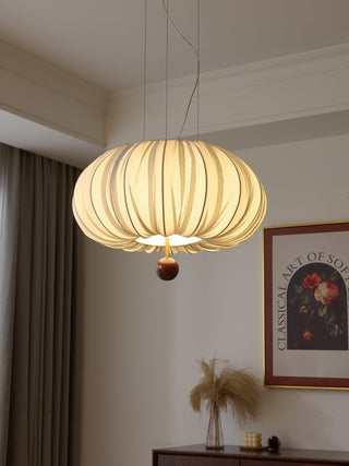 Vasilen Lampe Plafonnier Premium Art Nordic Ballon Bois Tissu