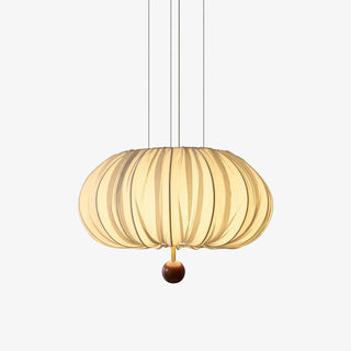 Vasilen Lampe Plafonnier Premium Art Nordic Ballon Bois Tissu