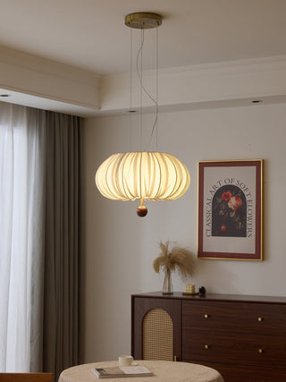 Vasilen Lampe Plafonnier Premium Art Nordic Ballon Bois Tissu