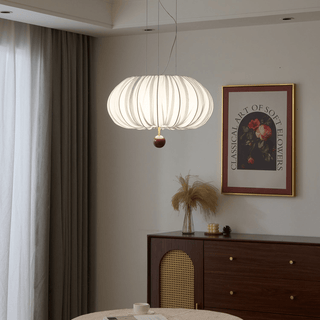 Vasilen Lampe Plafonnier Premium Art Nordic Ballon Bois Tissu