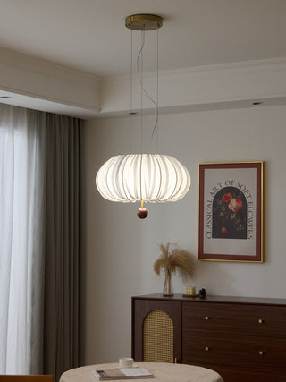 Vasilen Lampe Plafonnier Premium Art Nordic Ballon Bois Tissu