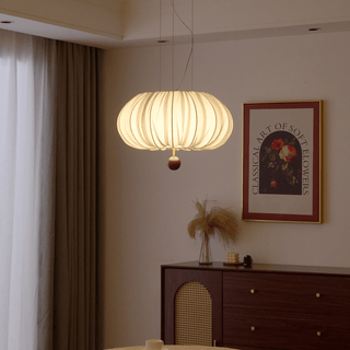 Vasilen Lampe Plafonnier Premium Art Nordic Ballon Bois Tissu