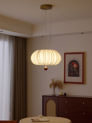 Vasilen Lampe Plafonnier Premium Art Nordic Ballon Bois Tissu