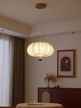 Vasilen Lampe Plafonnier Premium Art Nordic Ballon Bois Tissu