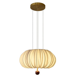 Vasilen Lampe Plafonnier Premium Art Nordic Ballon Bois Tissu