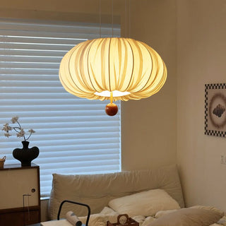 Vasilen Lampe Plafonnier Premium Art Nordic Ballon Bois Tissu