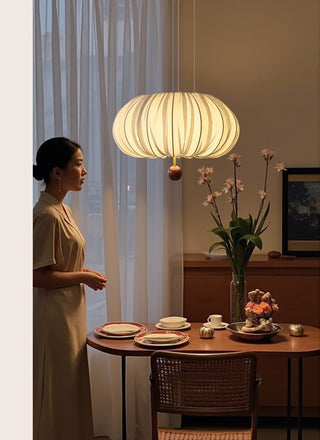 Vasilen Lampe Plafonnier Premium Art Nordic Ballon Bois Tissu