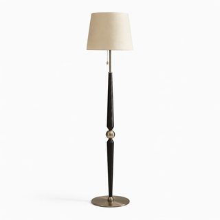 Solenne Sculpted Wood Floor Lamp-Neutral Decor