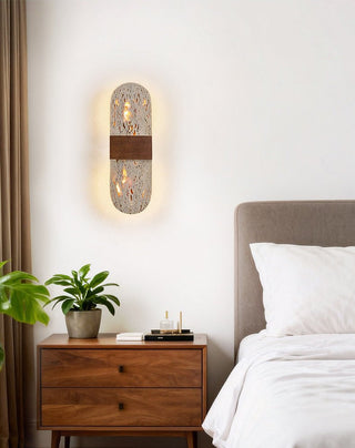 Solis Travertine Wall Light-Neutral Decor
