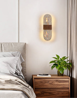 Solis Travertine Wall Light-Neutral Decor