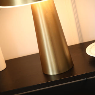 Solis Alabaster Disc Table Lamp-Neutral Decor