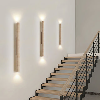Olvaros Applique Murale Cylindre Mince Travertin-Luire
