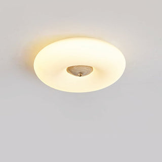 Flen Plafonnier en Anneau Travertin Jaune