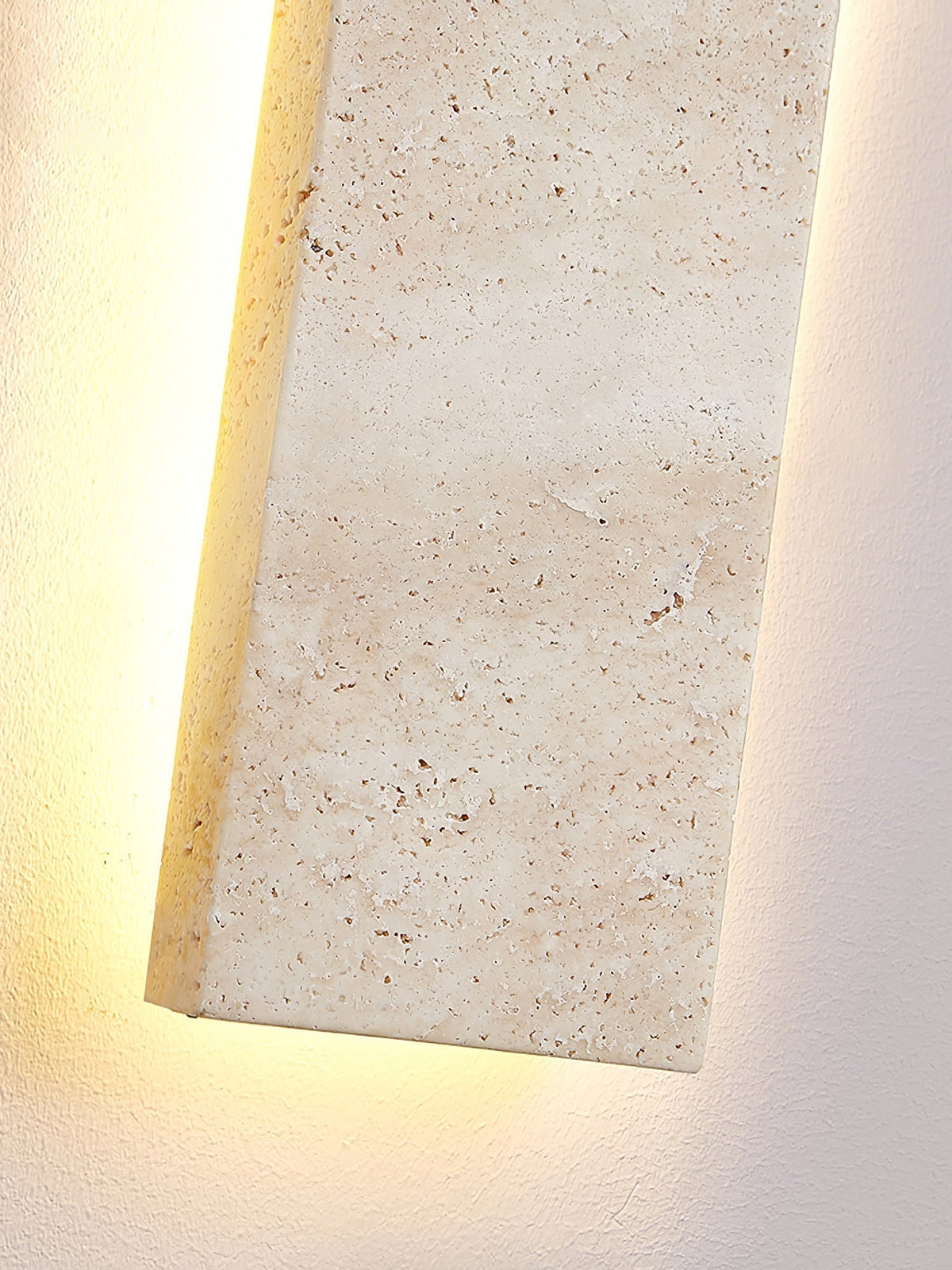 Olnorir Applique Murale Rectangulaire Mince en Travertin