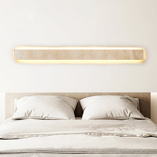 Olnorir Applique Murale Rectangulaire Mince en Travertin