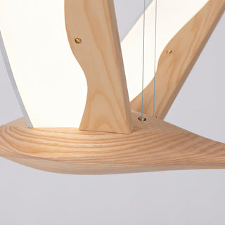 Flora Suspension Moderne en Bois