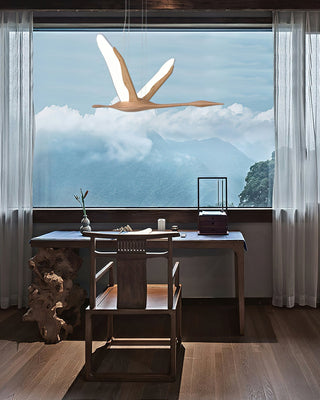 Flora Suspension Moderne en Bois