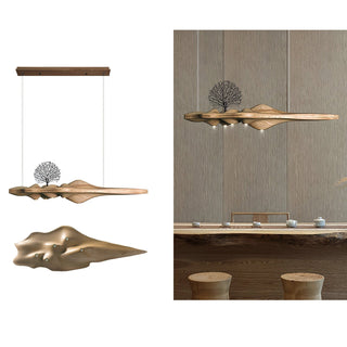 Etalyra Suspension en Bois Élégance Premium
