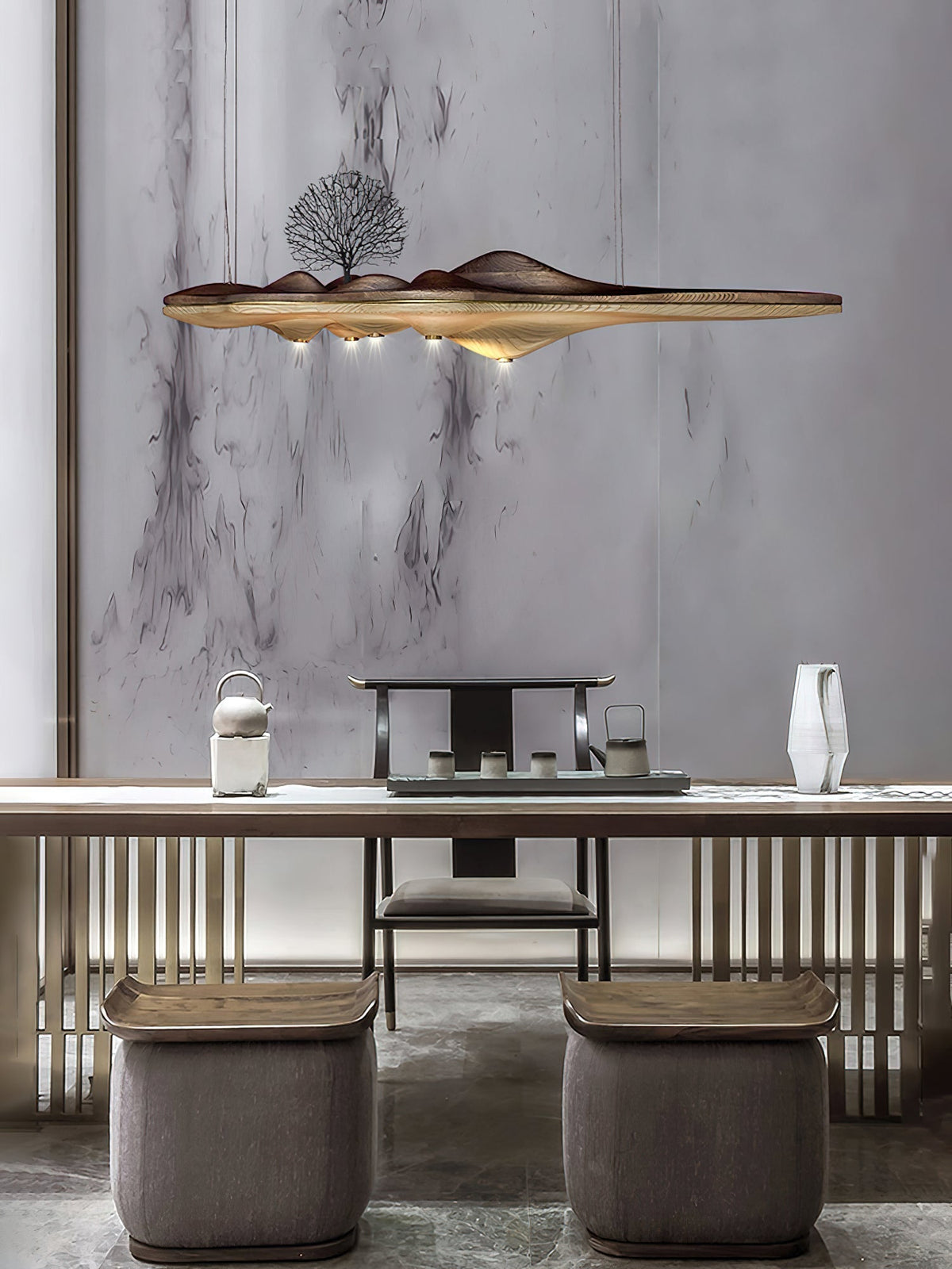 Bastenae Suspension en Bois Élégance Premium