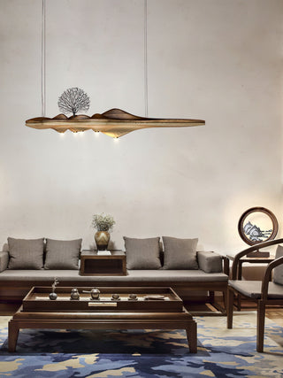 Etalyra Suspension en Bois Élégance Premium