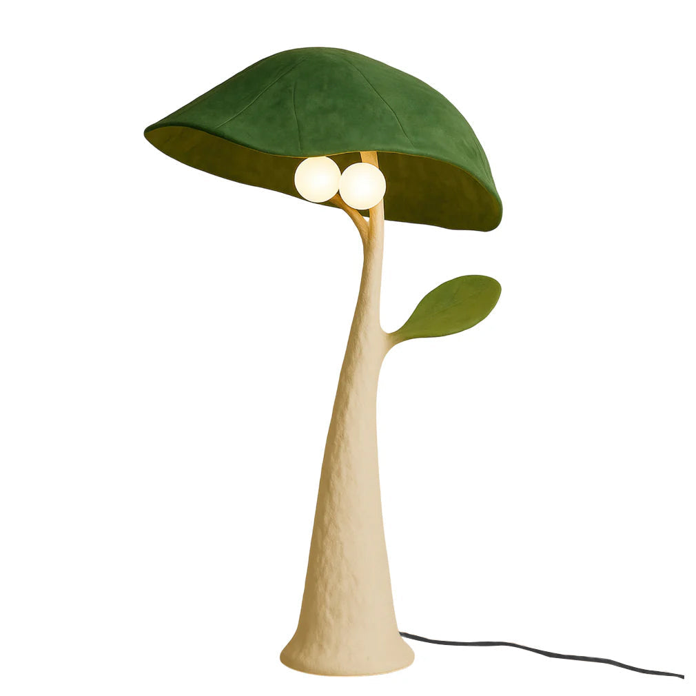Soloma Floor Lamp in a modern living room setting.