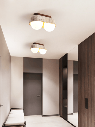 Solstice Trio Ceiling Lamp-Neutral Decor