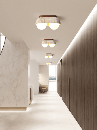 Solstice Trio Ceiling Lamp-Neutral Decor